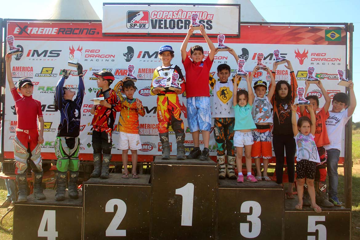 copa sao paulo de velocross 2015 3 terceira etapa campinas podio 50cc